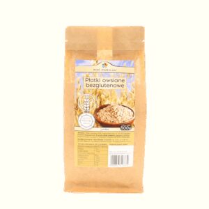 Płatki owsiane bezglutenowe jumbo 500 g - Pięć Przemian