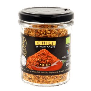 Chili płatki bezglutenowe BIO 60 g - Pięć Przemian