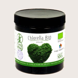 Chlorella proszek BIO 100 g - Pięć Przemian