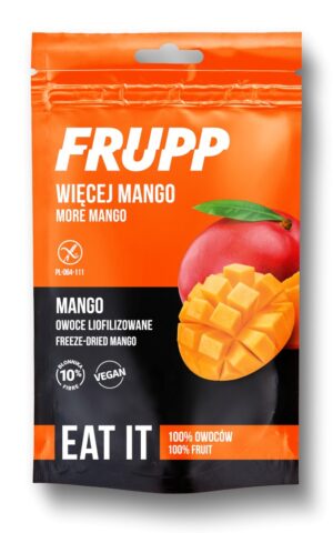 Frupp owoce liofilizowane MANGO 15 g - Celiko