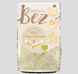 Makaron bezglutenowy z białej kukurydzy krajanka BIO 250 g - Bartolini