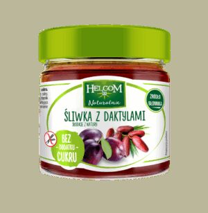 Pasta owocowa śliwka z daktylami 200 g - Helcom