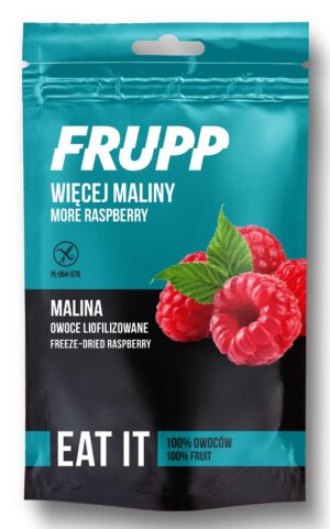 Frupp owoce liofilizowane MALINA 15 g - Celiko