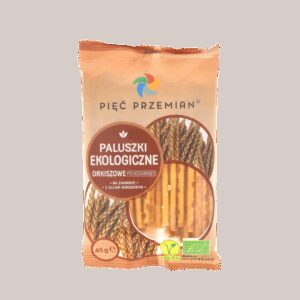 Paluszki orkiszowe pełnoziarniste BIO 45 g - Pięć Przemian