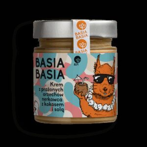 Krem z prażonych orzechów nerkowca z kokosem i solą 210 g Basia Basia - Alpi
