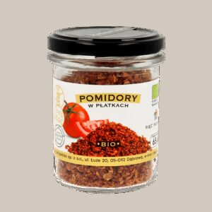 Pomidory w płatkach bezglutenowe BIO 60 g - Pięć Przemian