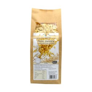 Płatki owsiane bezglutenowe jumbo POLSKIE 500 g - Pięć Przemian