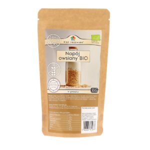 Napój owsiany BIO w proszku 300 g - Pięć Przemian