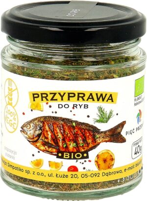 Przyprawa do ryb BIO 40 g - Pięć Przemian
