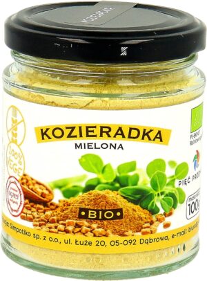 Kozieradka mielona BIO 100 g - Pięć Przemian