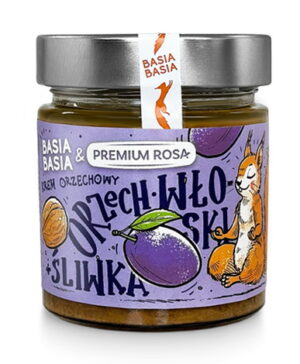 Krem z orzechów włoskich ze śliwką 195 g Basia Basia - Alpi