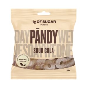 PANDY ŻELKI Sour Cola, 50 g
