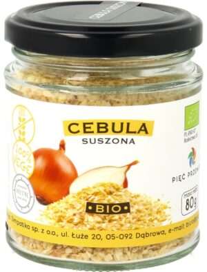 Cebula suszona BIO 80 g - Pięć Przemian