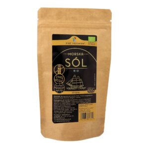 Sól morska drobna BIO 500 g - Pięć Przemian